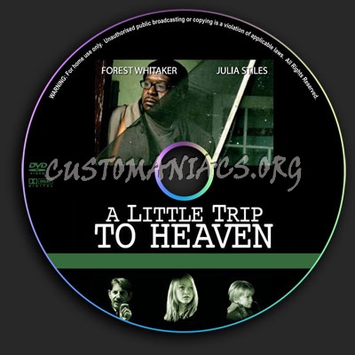 A Little Trip To Heaven dvd label