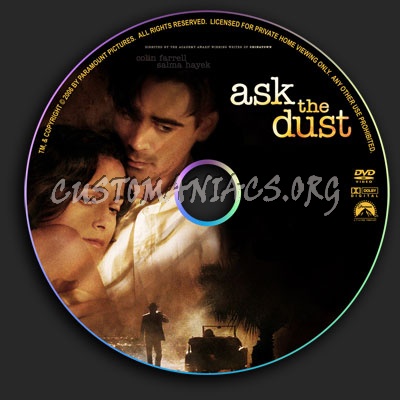 Ask The Dust dvd label
