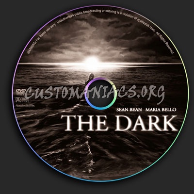 The Dark dvd label