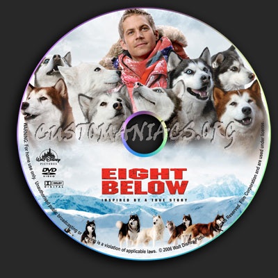 Eight Below dvd label