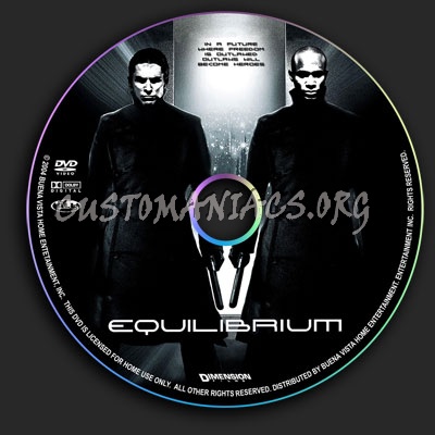 Equilibrium dvd label