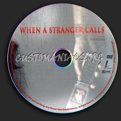 When A Stranger Calls dvd label