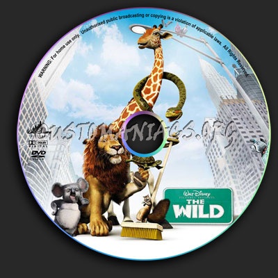 The Wild dvd label