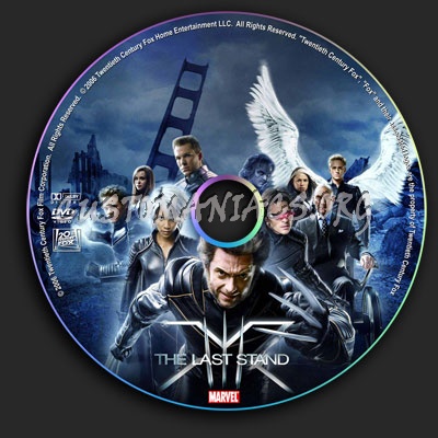 X-Men 3: The Last Stand dvd label
