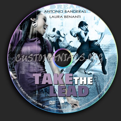 Take The Lead dvd label
