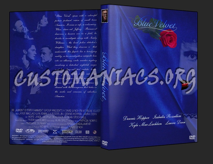 Blue Velvet dvd cover