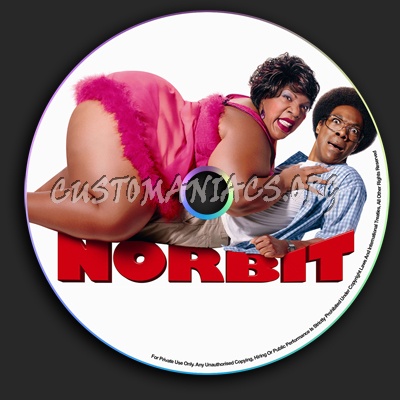 Norbit dvd label