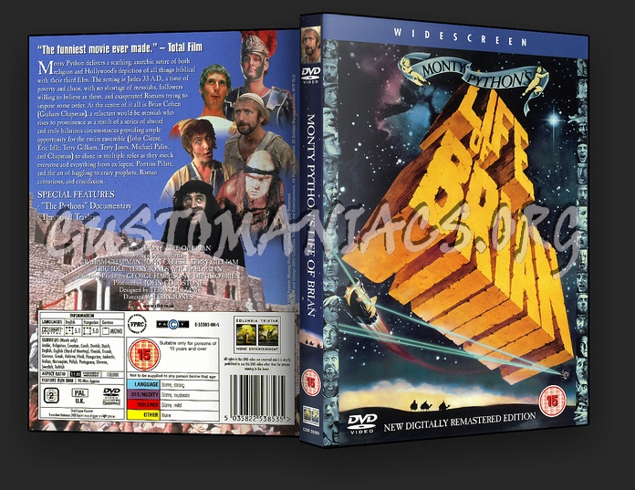 Monty Python's Life of Brian dvd cover