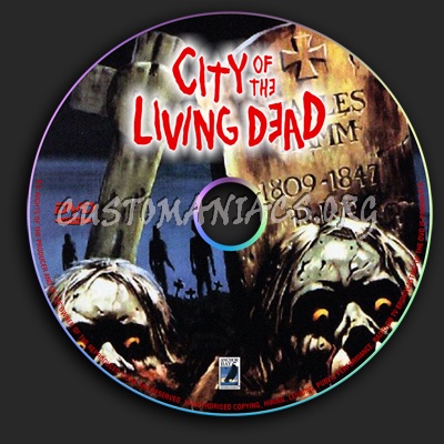 City of the Living Dead dvd label