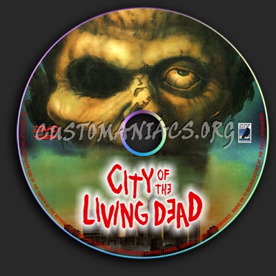 City of the Living Dead dvd label