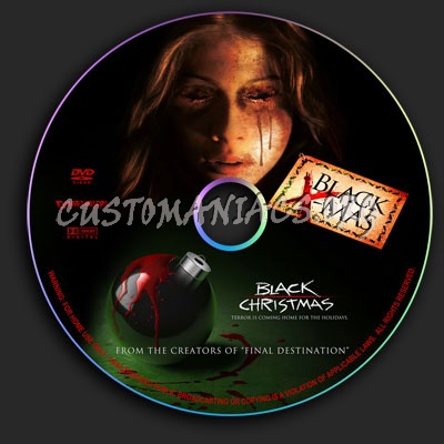 Black Xmas dvd label