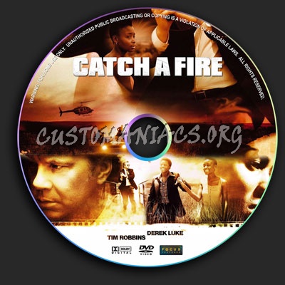 Catch A Fire dvd label