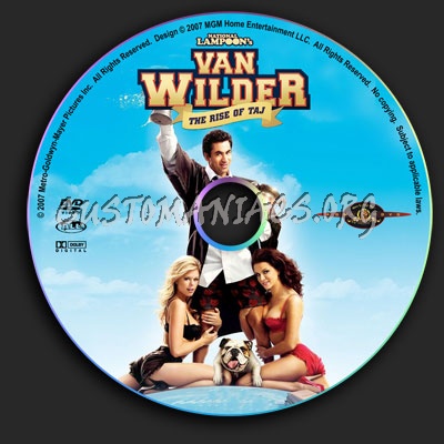 Van Wilder 2 dvd label
