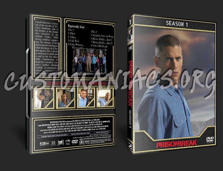 Prison Break - Season 1 dvd cover