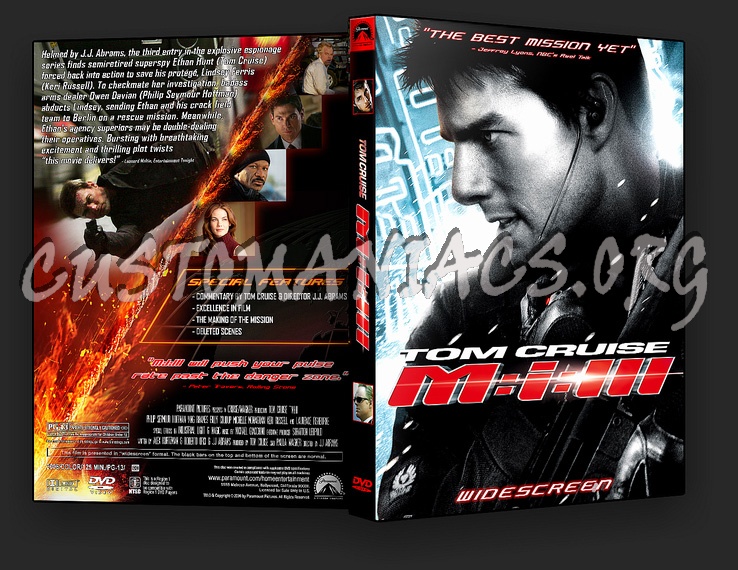 Mission Impossible 3 dvd cover