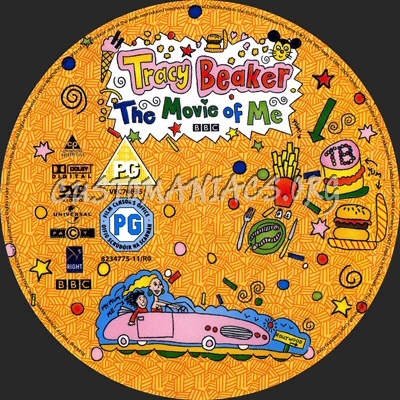 Tracy Beaker - The Movie Of Me dvd label