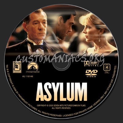 Asylum dvd label