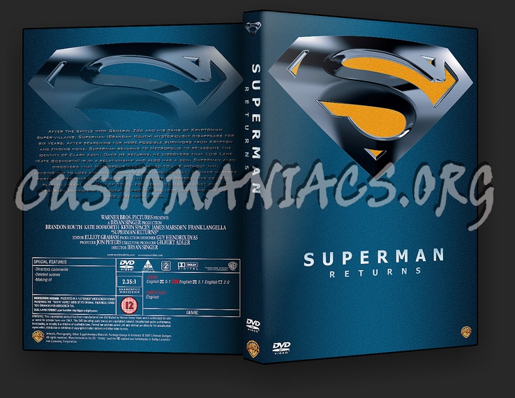 Superman Returns dvd cover