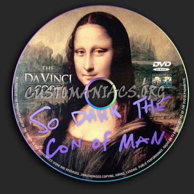 The Da Vinci Code dvd label