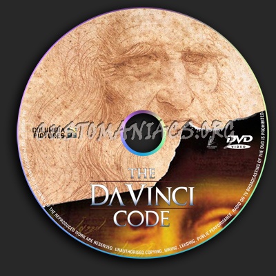 The Da Vinci Code dvd label