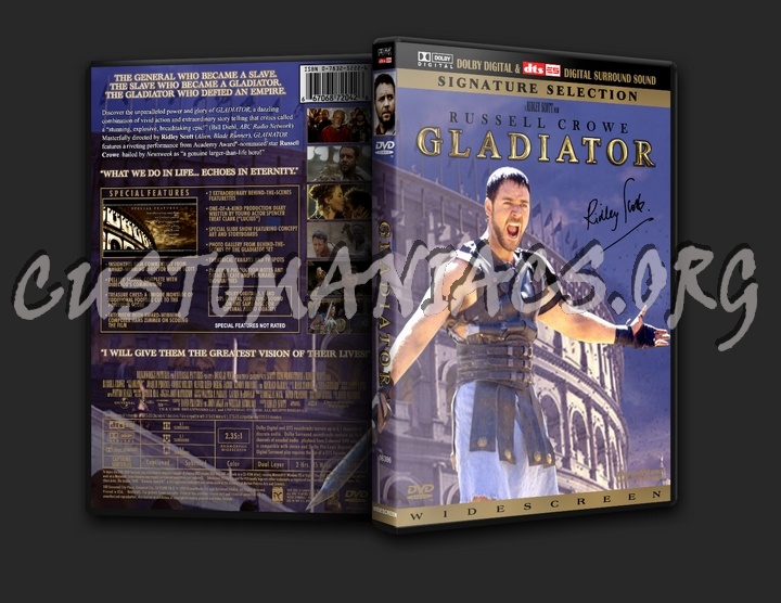 Gladiator dvd cover