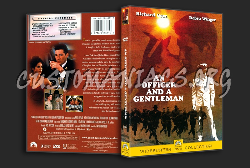 An Officer and a Gentleman dvd cover