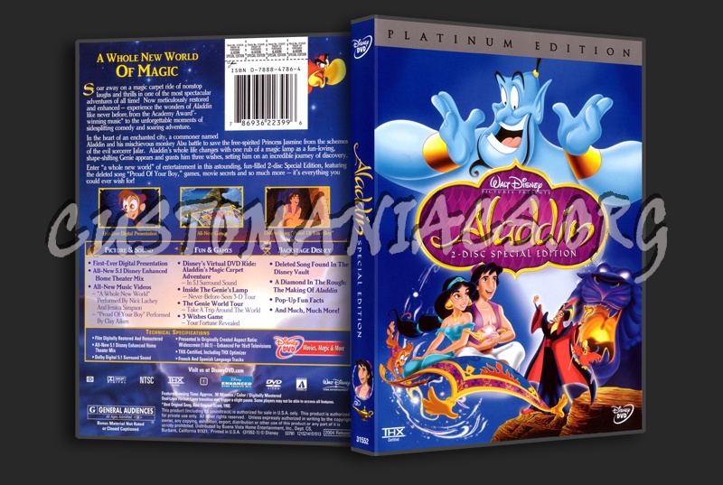 Aladdin dvd cover