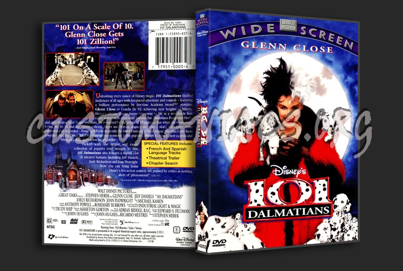 101 dalmatians dvd cover