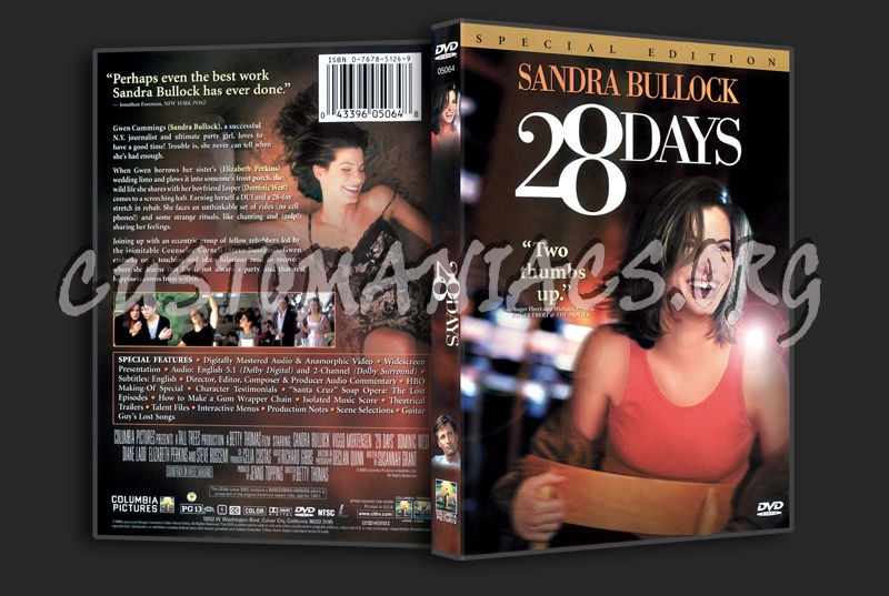 28 days dvd cover