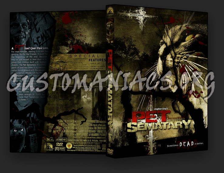 Pet Sematary dvd cover