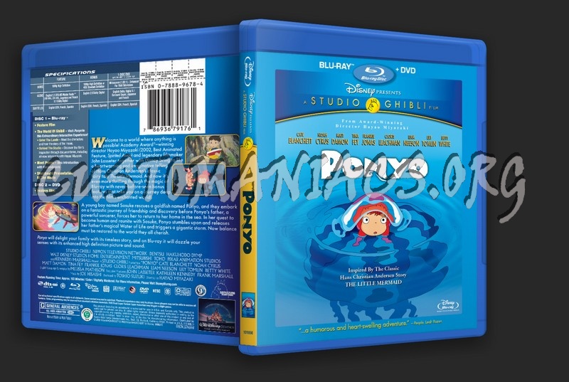 Ponyo blu-ray cover