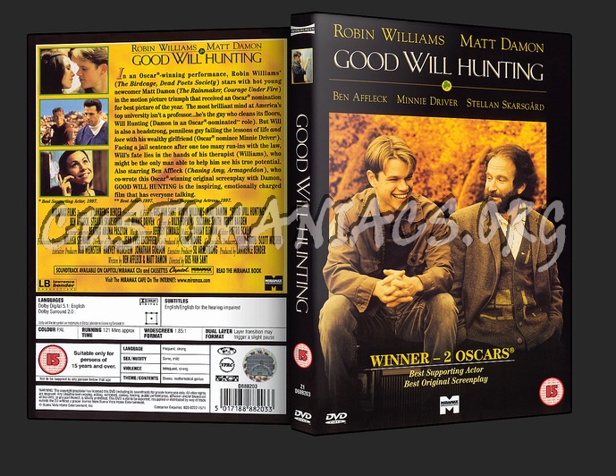 Good Will Hunting dvd cover