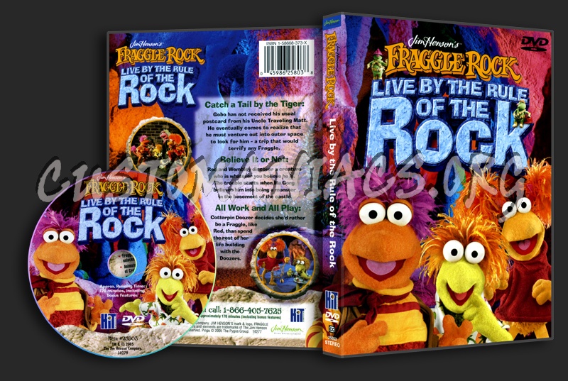 Fraggle Rock Live By The Rule Of The Rock dvd cover
