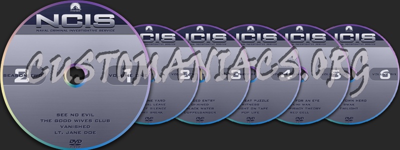 Ncis 2-1 dvd label