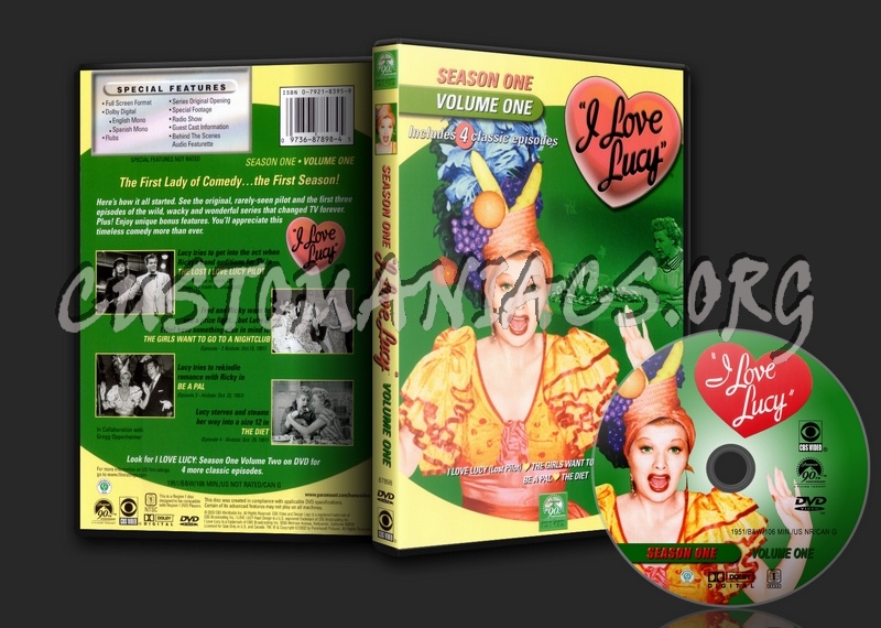 I Love Lucy dvd cover