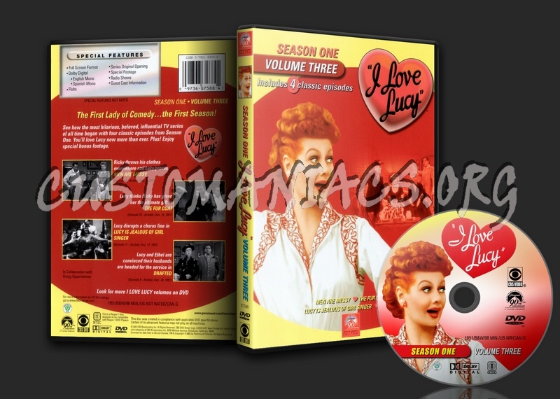 I Love Lucy dvd cover