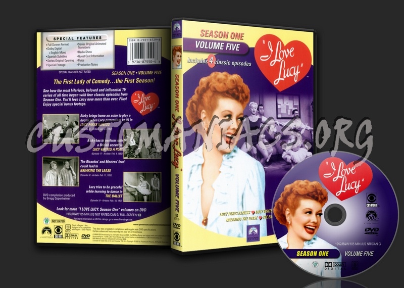 I Love Lucy dvd cover