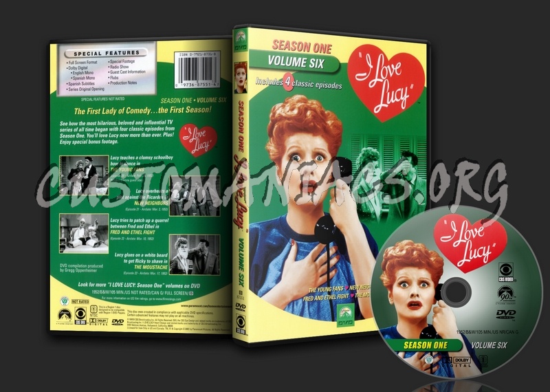 I Love Lucy dvd cover