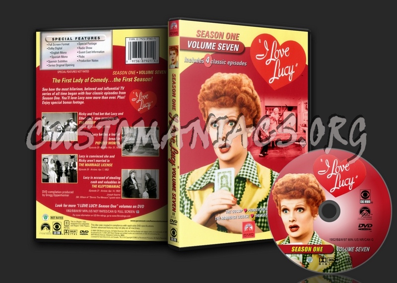 I Love Lucy dvd cover