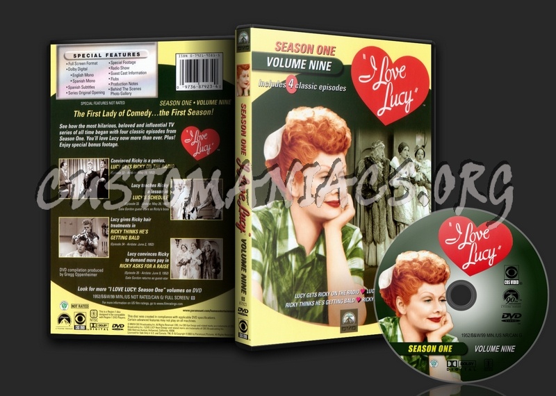 I Love Lucy dvd cover