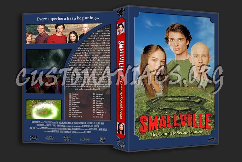 Smallville Season 2 dvd cover