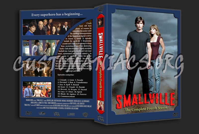 Smallville Season 4 dvd cover