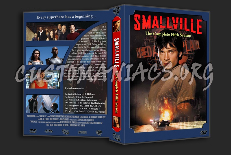 Smallville Season 5 dvd cover