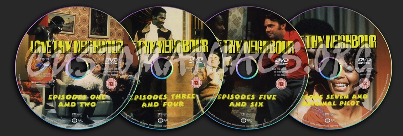 Love Thy Neighbour - Series 2 dvd label