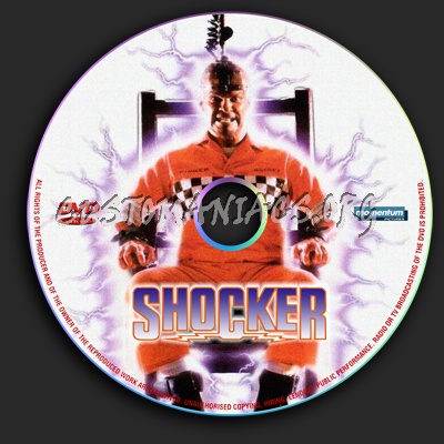 Shocker dvd label