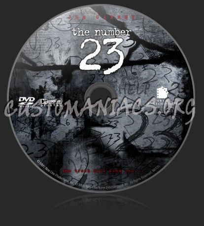 The Number 23 dvd label