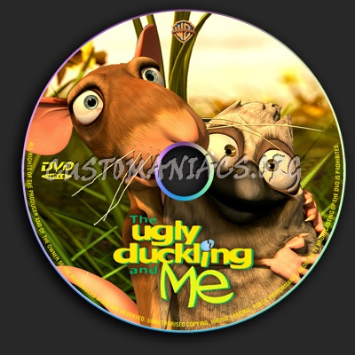 The Ugly Duckling And Me dvd label