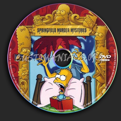 The Simpsons - Against The World dvd label