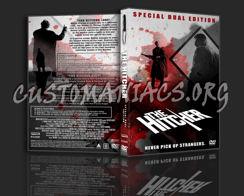 The Hitcher 1986 & 2007 dvd cover