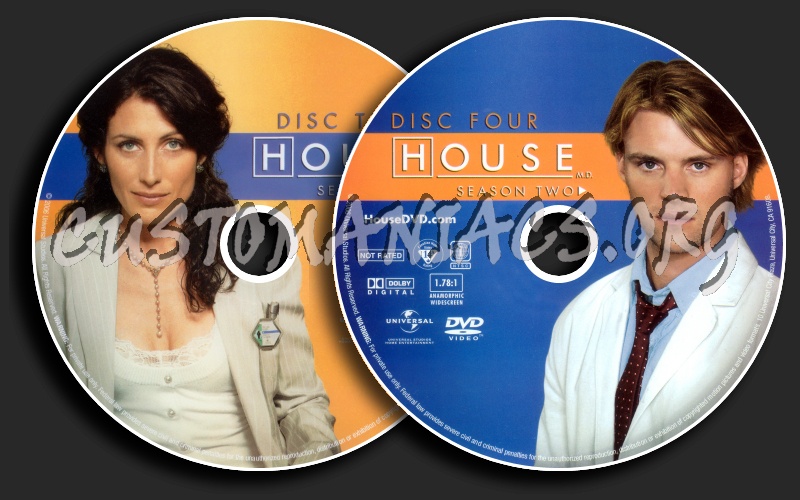 House Season 2 dvd label